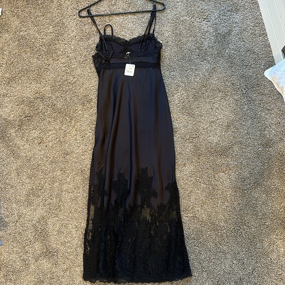 Night Out Mood Midi Slip Black XS Free People - Picture 13 of 16